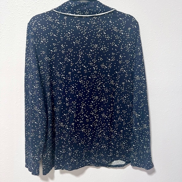 Nine West Blue pajama polka dot Design soft texture small - Picture 5 of 8